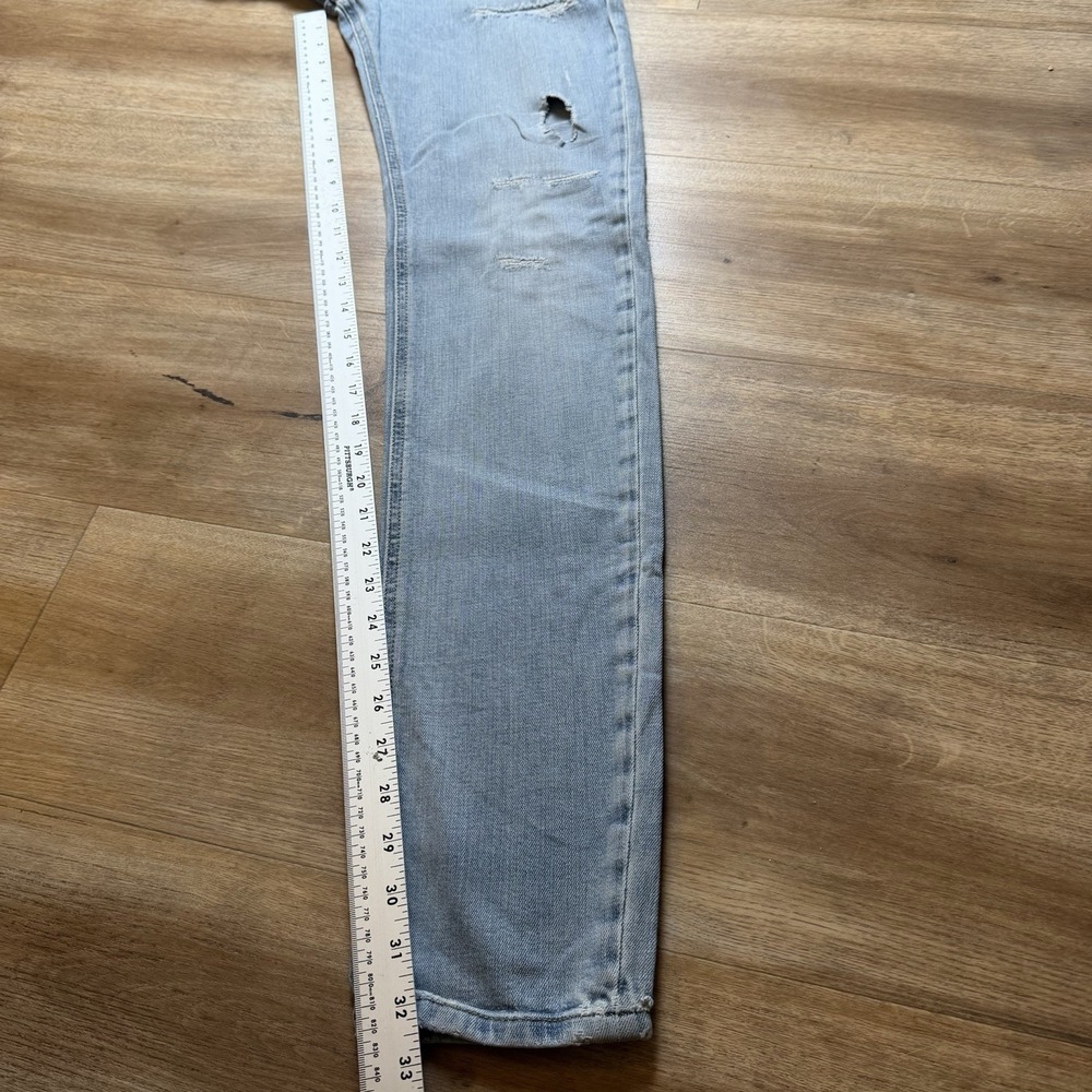 Diesel Sleenker Jeans Men 28x32 Blue Slim Skinny Stretch Light Wash Thrash 086AT - Picture 15 of 16